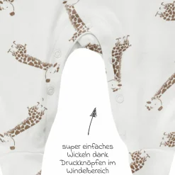 Strampler - Giraffe Allover - Offwhite - Gr. 62