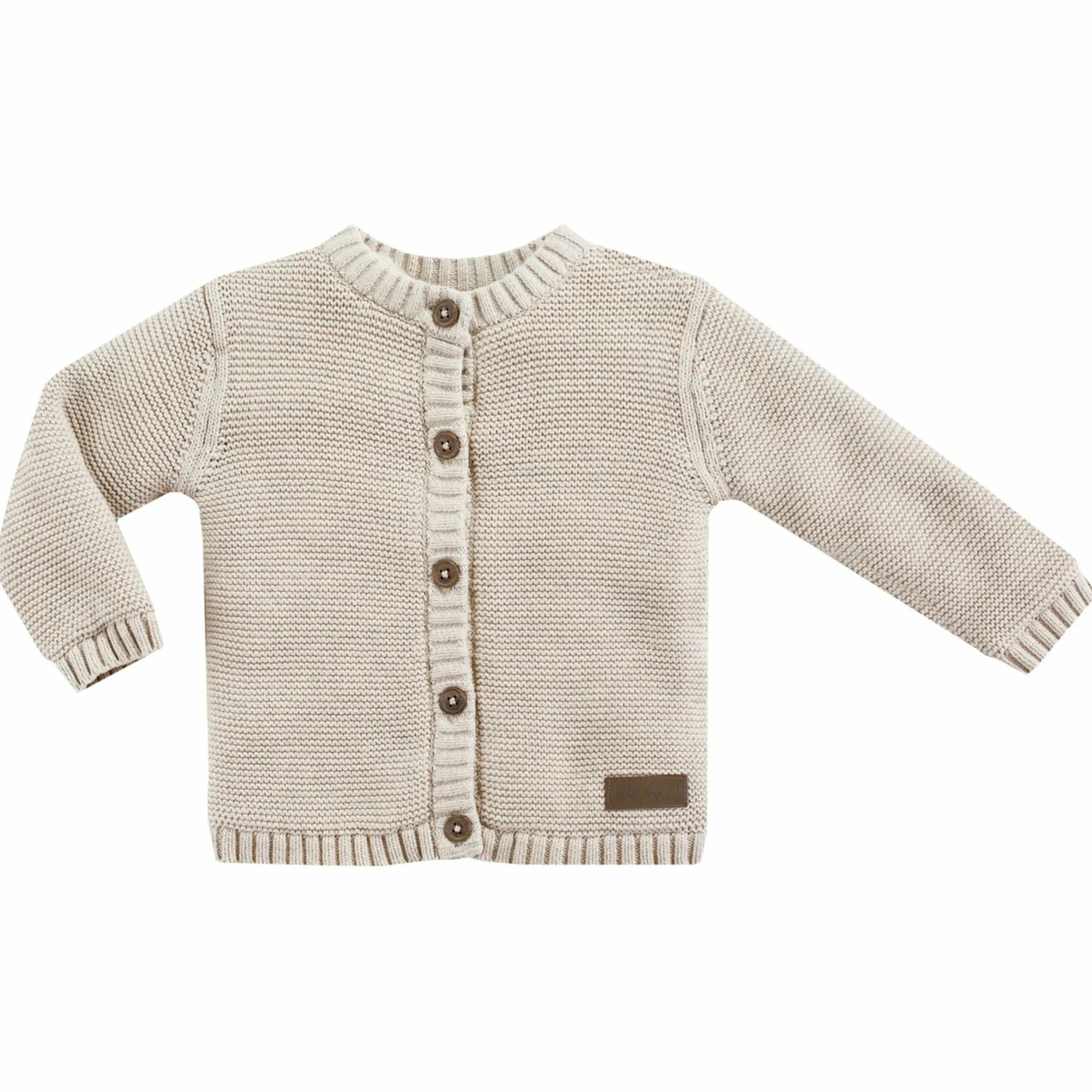 Strickjacke - Beige Melange - Gr. 68