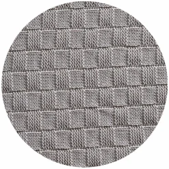Strick-Kuscheldecke 75 x 100 cm - Karo - Grau