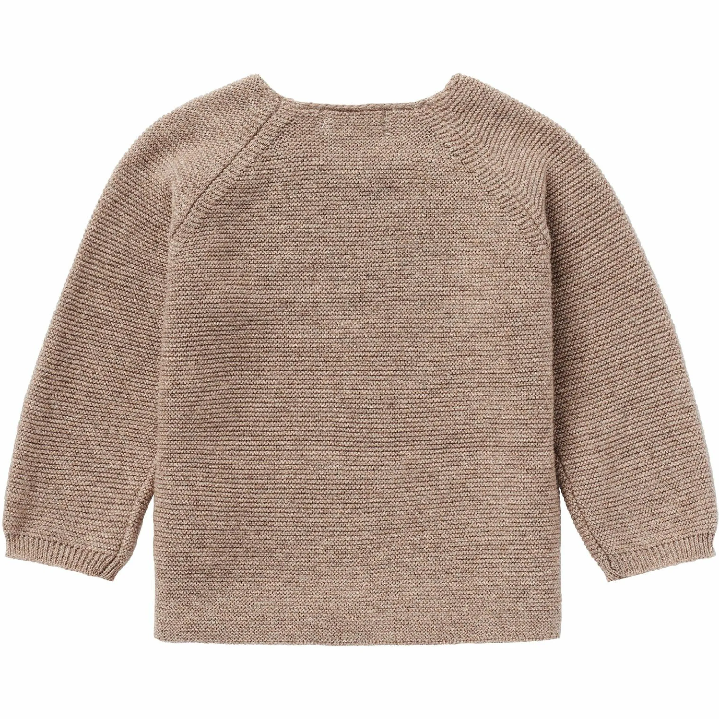 Strick-Langarmshirt Pino - Taupe Melange - Gr. 62