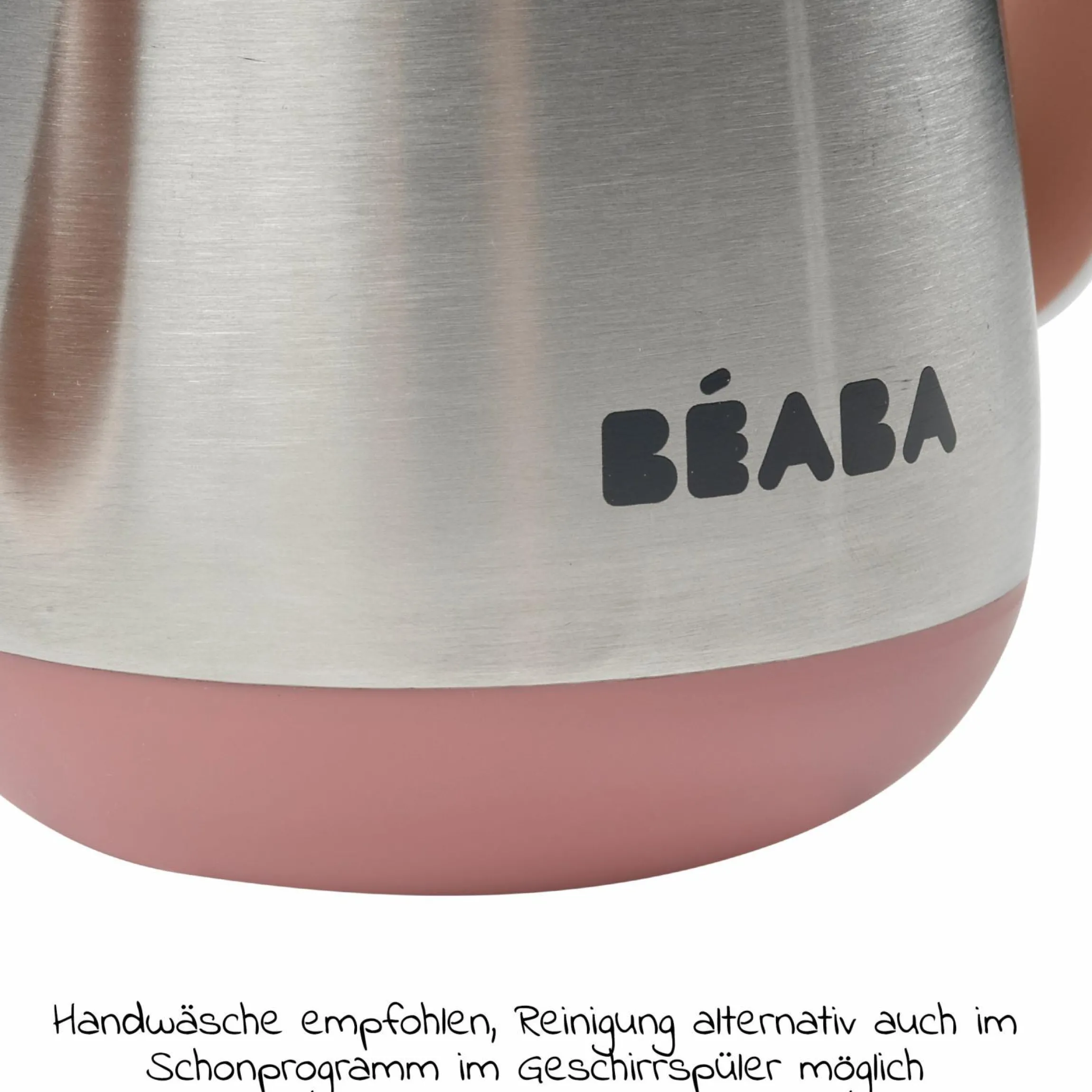 Strohhalmbecher Edelstahl - Old Pink - Gr. 250 ml
