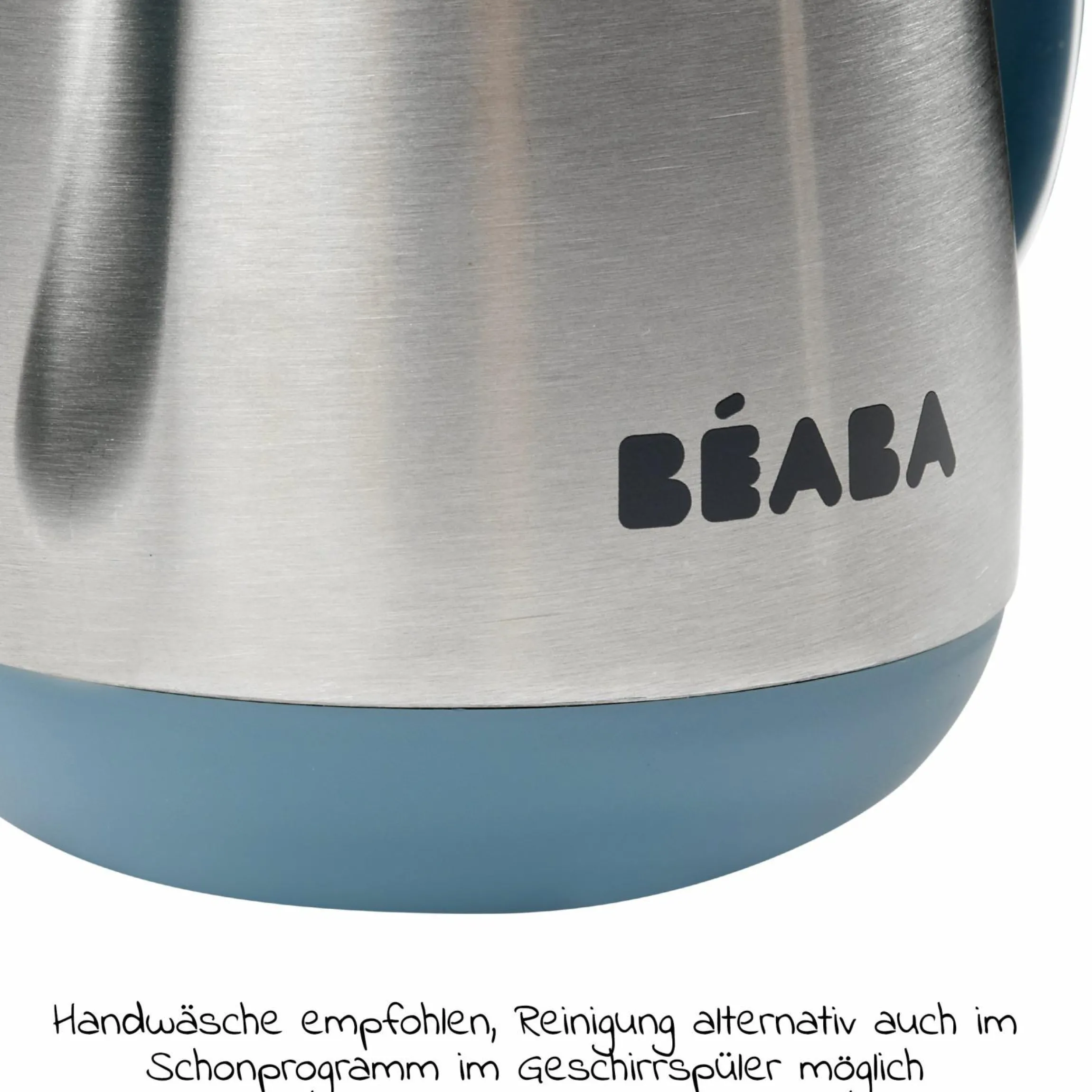 Strohhalmbecher Edelstahl - Windy Blue - Gr. 250 ml