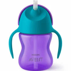 Strohhalm-Becher mit Griffen 200 ml - SCF796/02 - Lila