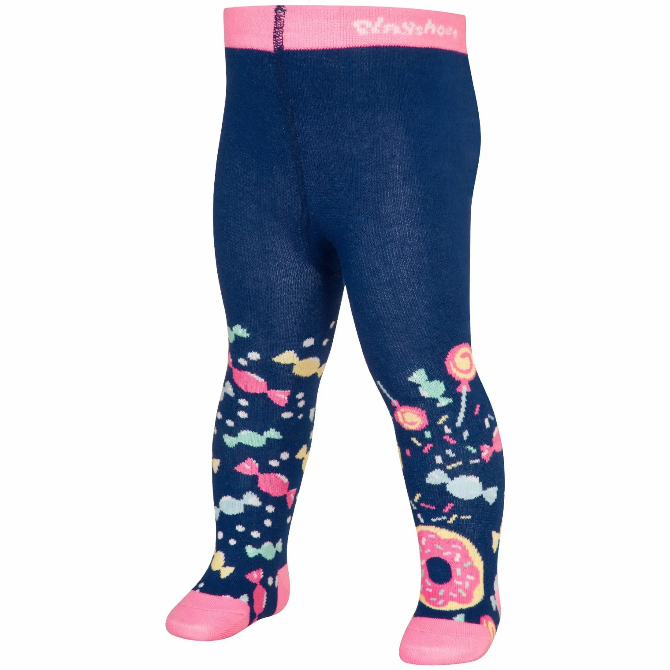 Strumpfhose 2er Pack - Bonbons Marine Rosa - Gr. 74/80
