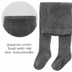 Strumpfhose 2er Pack - Dunkelgrau - Gr. 98/104