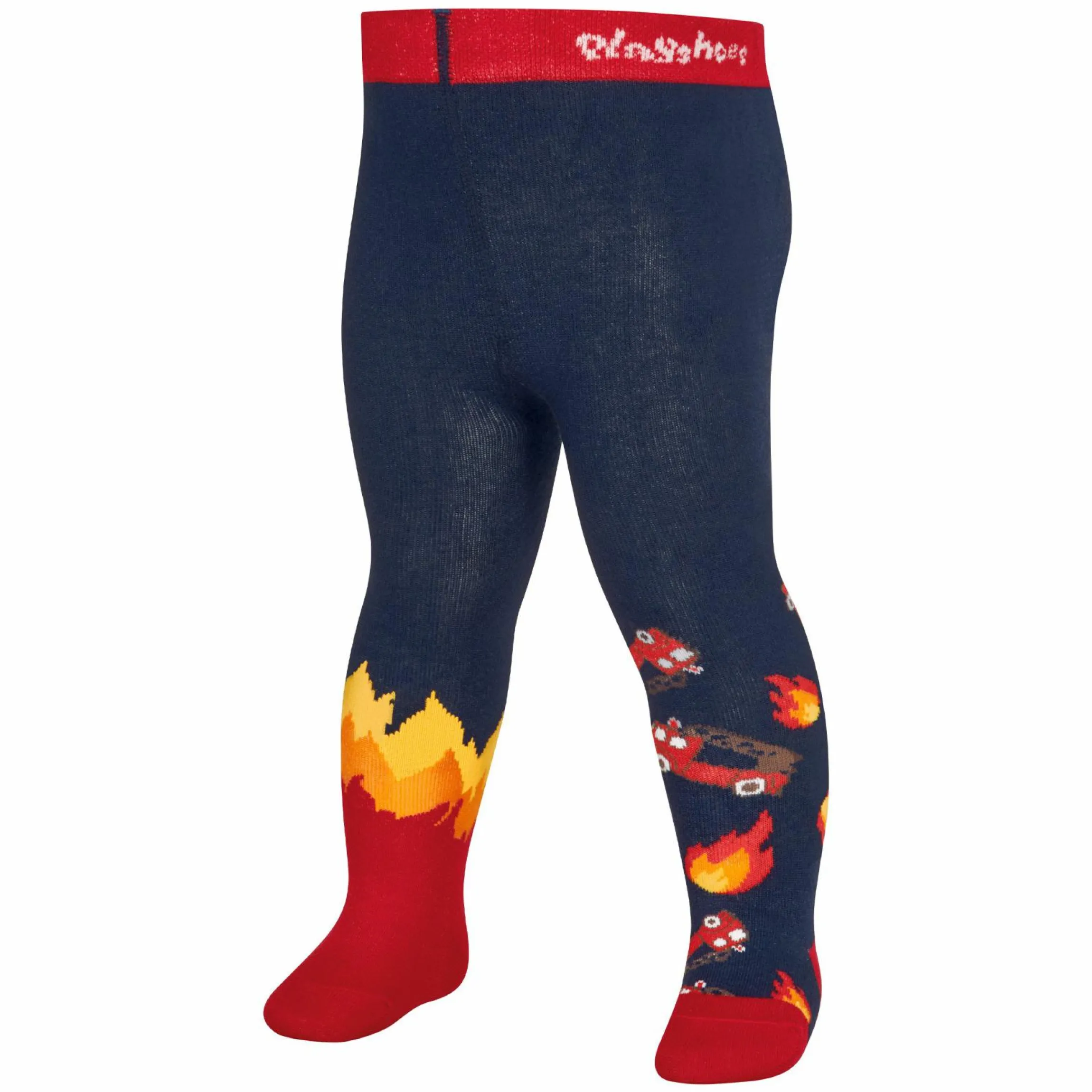 Strumpfhose 2er Pack - Feuerwehr Marine - Gr. 74/80
