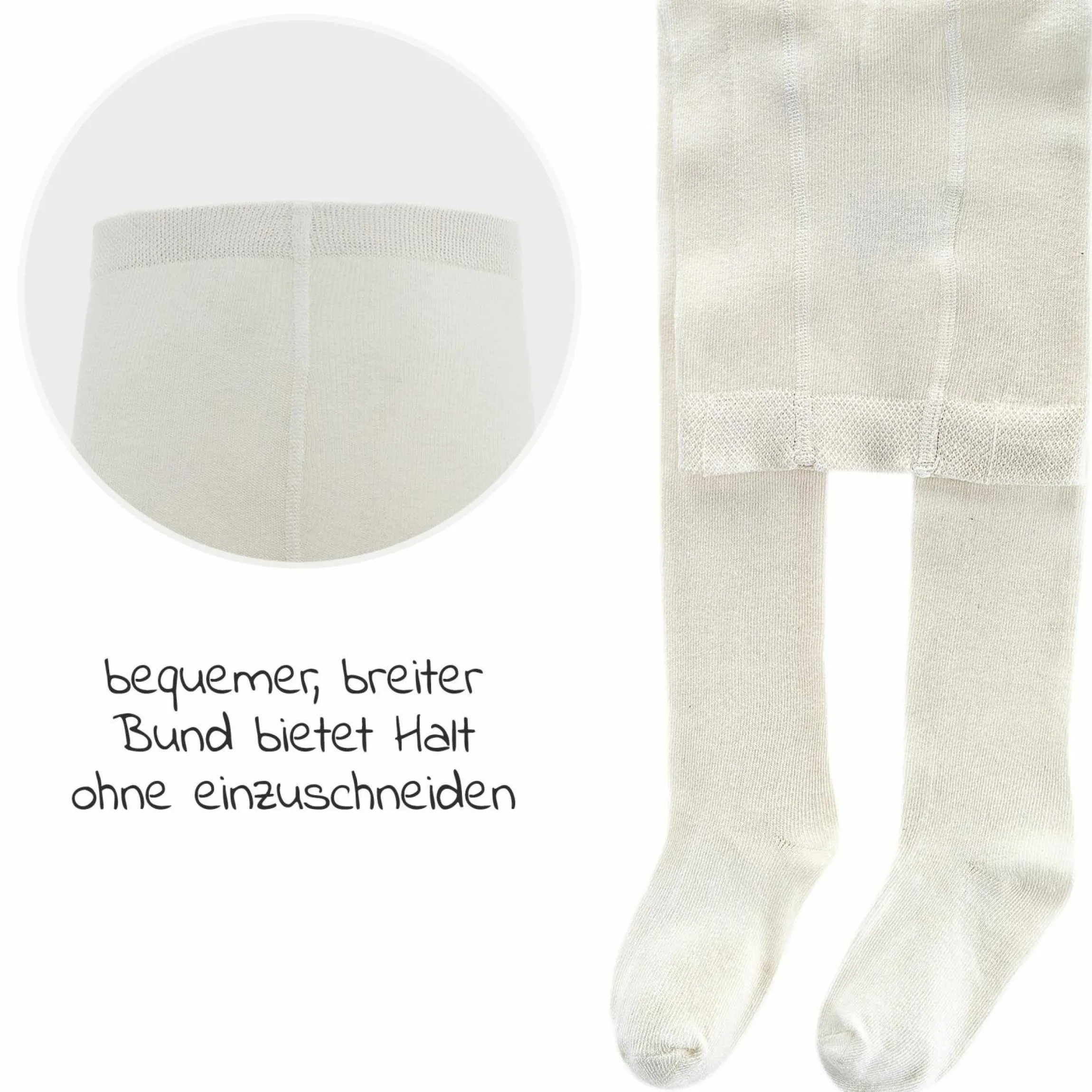 Strumpfhose 2er Pack - Natur - Gr. 86/92