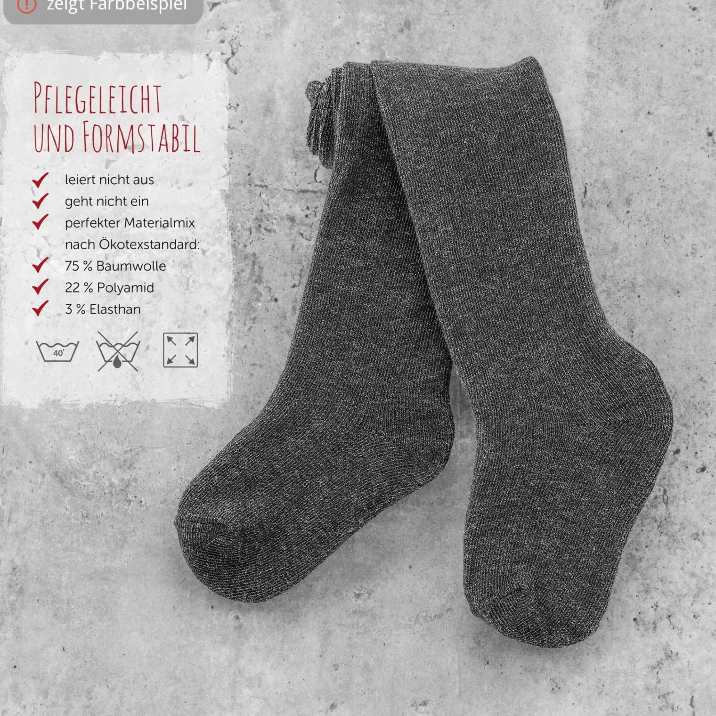 Strumpfhose 2er Pack - Natur - Gr. 86/92