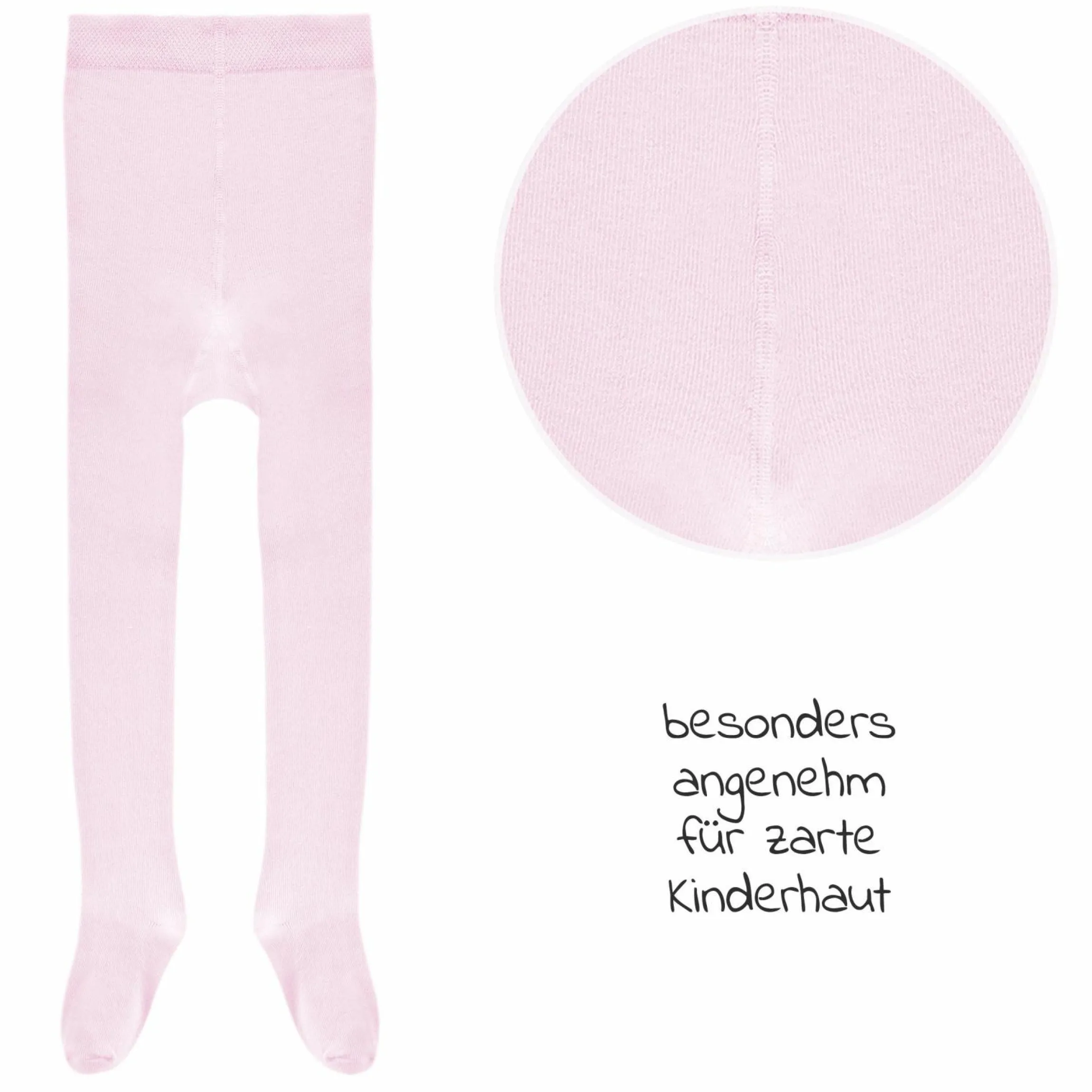 Strumpfhose 4er Pack - Rosa Weiß - Gr. 86/92