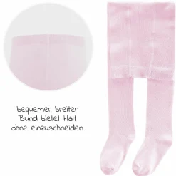 Strumpfhose 4er Pack - Rosa Weiß - Gr. 86/92