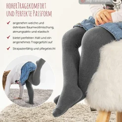Strumpfhose 4er Pack - Rosa Weiß - Gr. 86/92