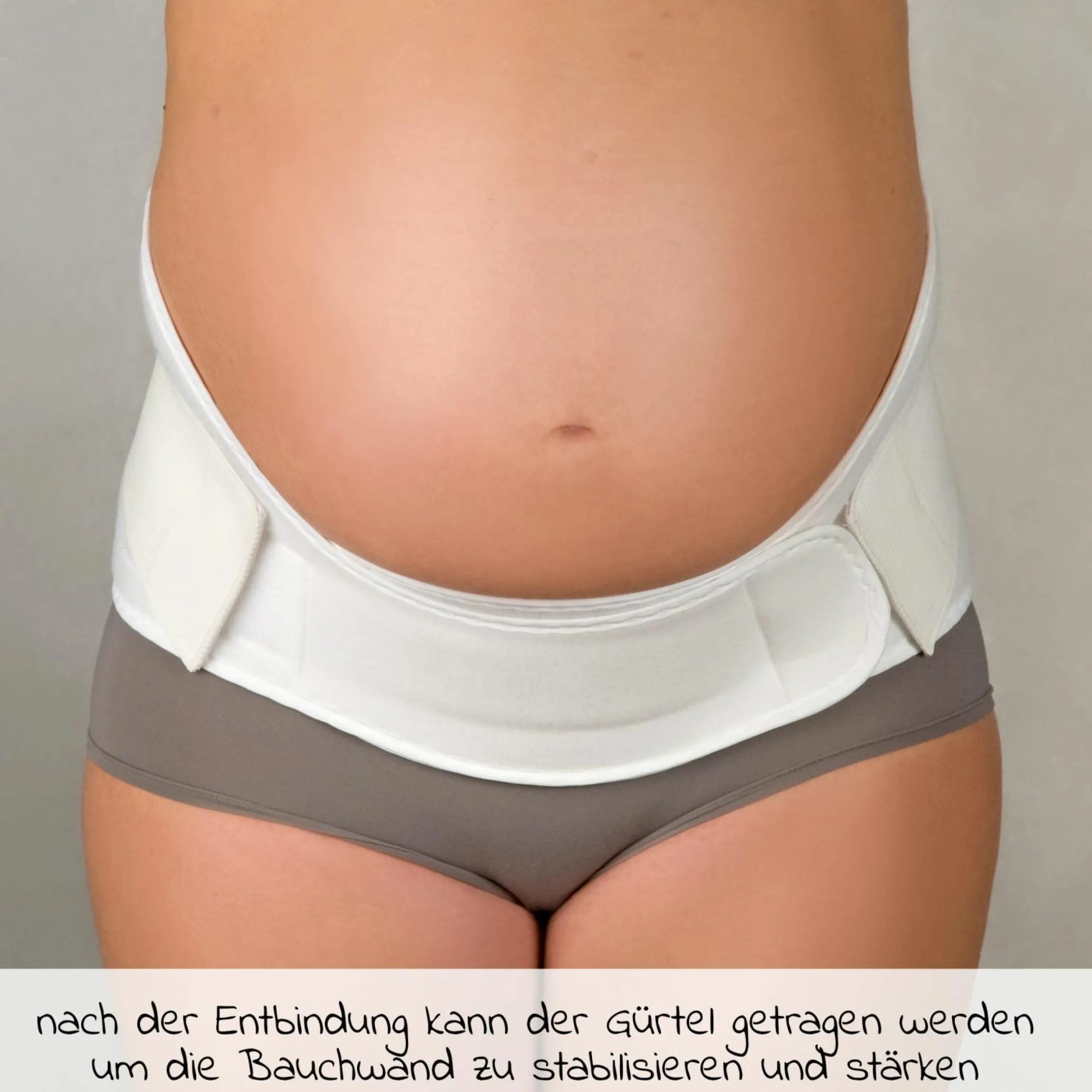 Stützgürtel für Schwangere - Weiß - Gr. XL