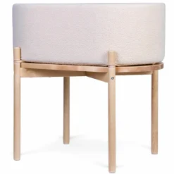 Stubenbett 2in1 Cradle - umbaubar zum Kindertisch & Aufbewahrungskorb - Teddy - Offwhite