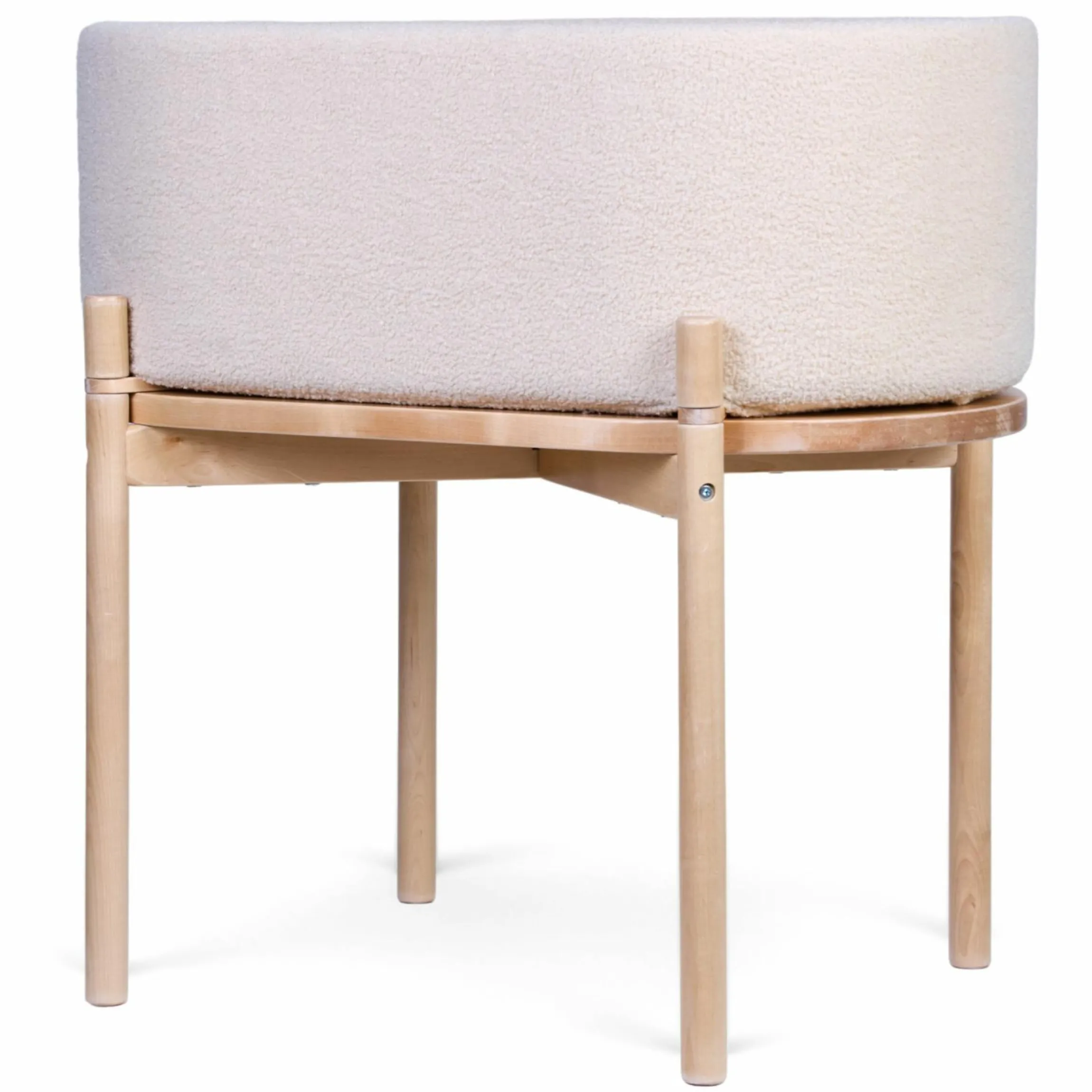 Stubenbett 2in1 Cradle - umbaubar zum Kindertisch & Aufbewahrungskorb - Teddy - Offwhite