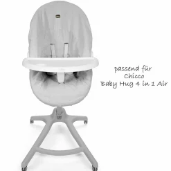 Tablett & Sitzbezug Mahlzeitset für Baby Hug 4 in 1 Air - Neutral