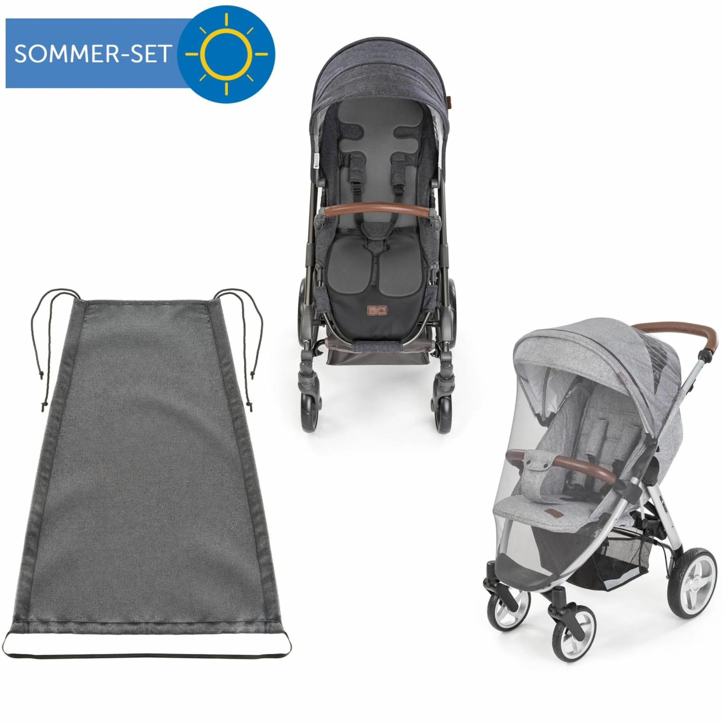 3-teiliges Komfort- und Schutz-Set für Buggy mit Insektenschutz