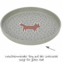 Teller Plate - Little Forest Fox - Olive