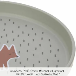 Teller Plate - Little Forest Fox - Olive
