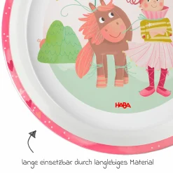Teller rutschhemmend - Prinzessin & Pferd