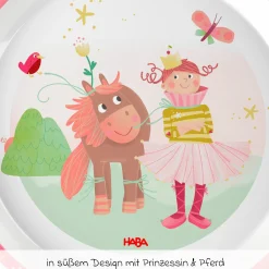 Teller rutschhemmend - Prinzessin & Pferd