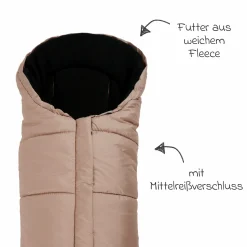 Thermo-Fleece Fußsack Iglu - Sand
