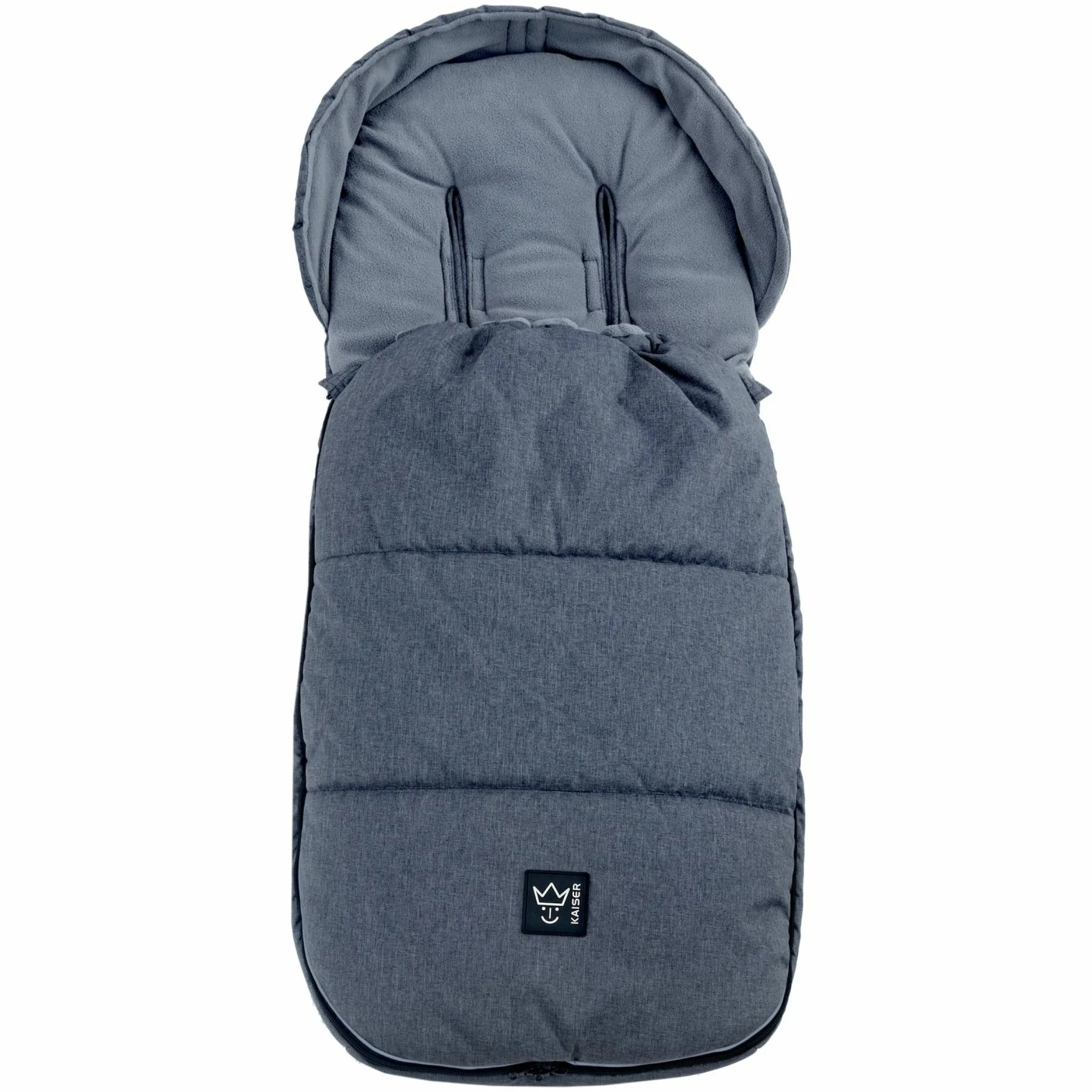 Thermo-Fleece Fußsack Lukky für Joie-Kinderwagen - Black Melange
