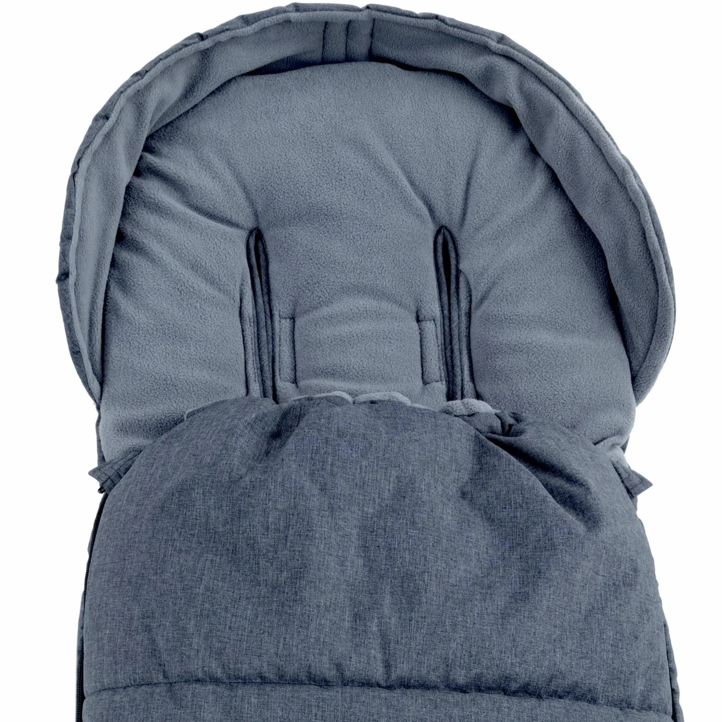 Thermo-Fleece Fußsack Lukky für Joie-Kinderwagen - Black Melange