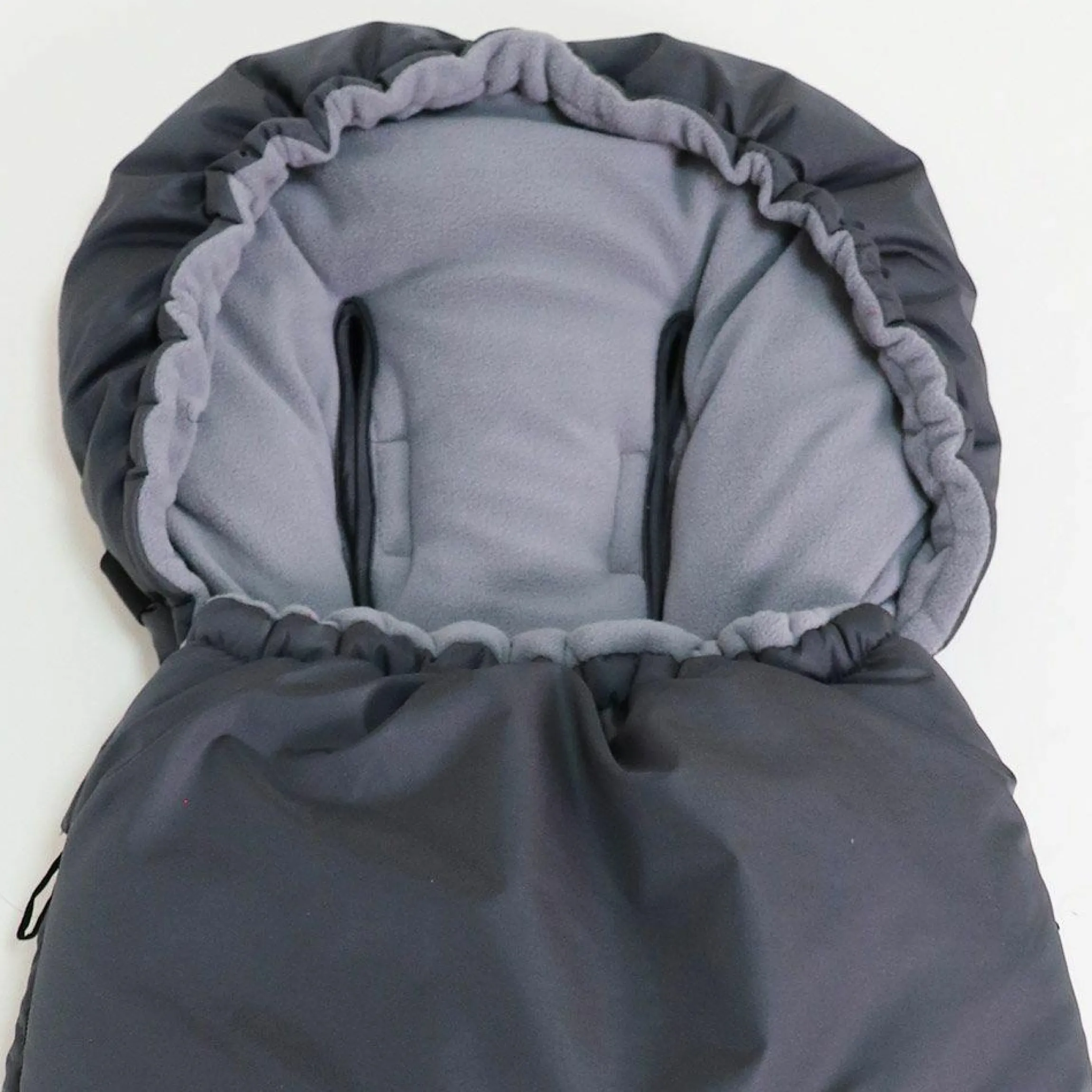 Thermo-Fleece Fußsack Lukky für Joie-Kinderwagen - Schwarz