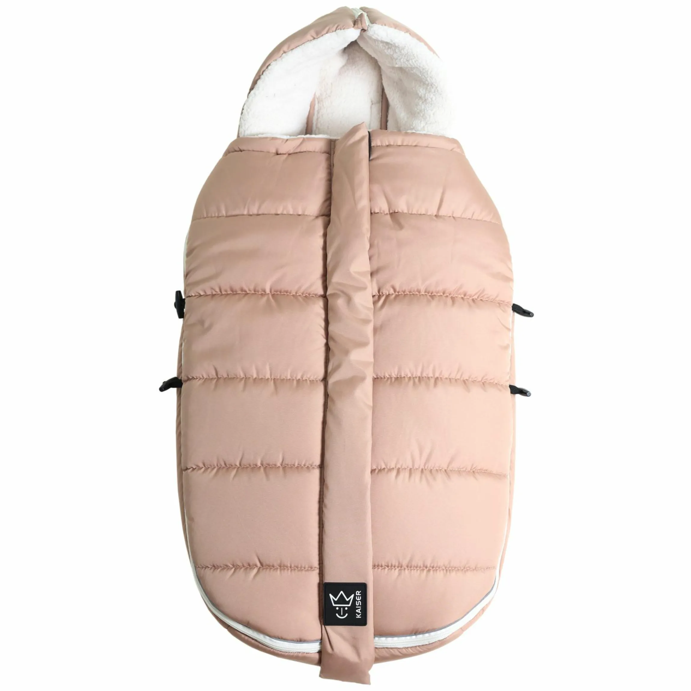 Thermo-Fleece Fußsack Mila - Sand/Creme