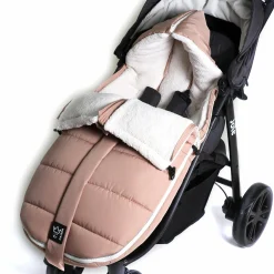 Thermo-Fleece Fußsack Mila - Sand/Creme