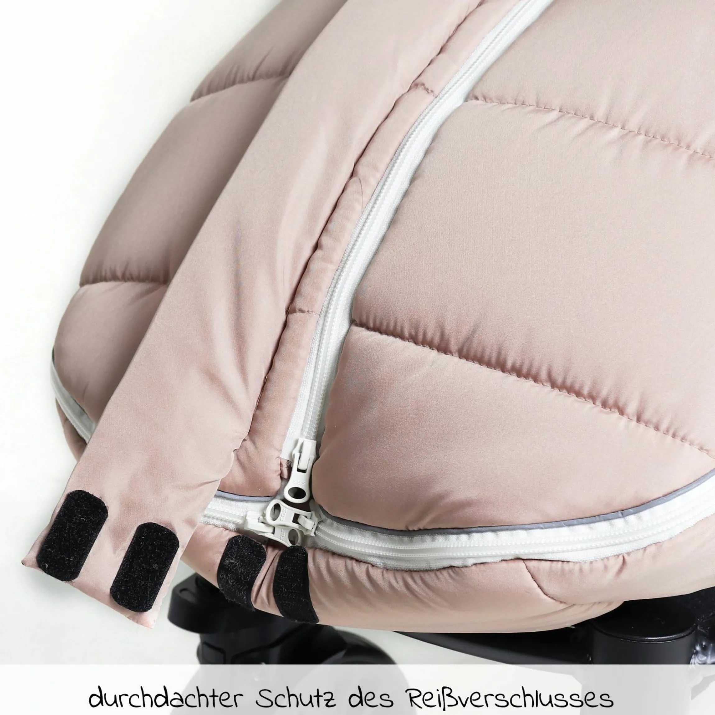 Thermo-Fleece Fußsack Mila - Sand/Creme