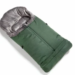 Thermo-Fleece Fußsack mit verlängerbarem Fußteil - Olivgrün