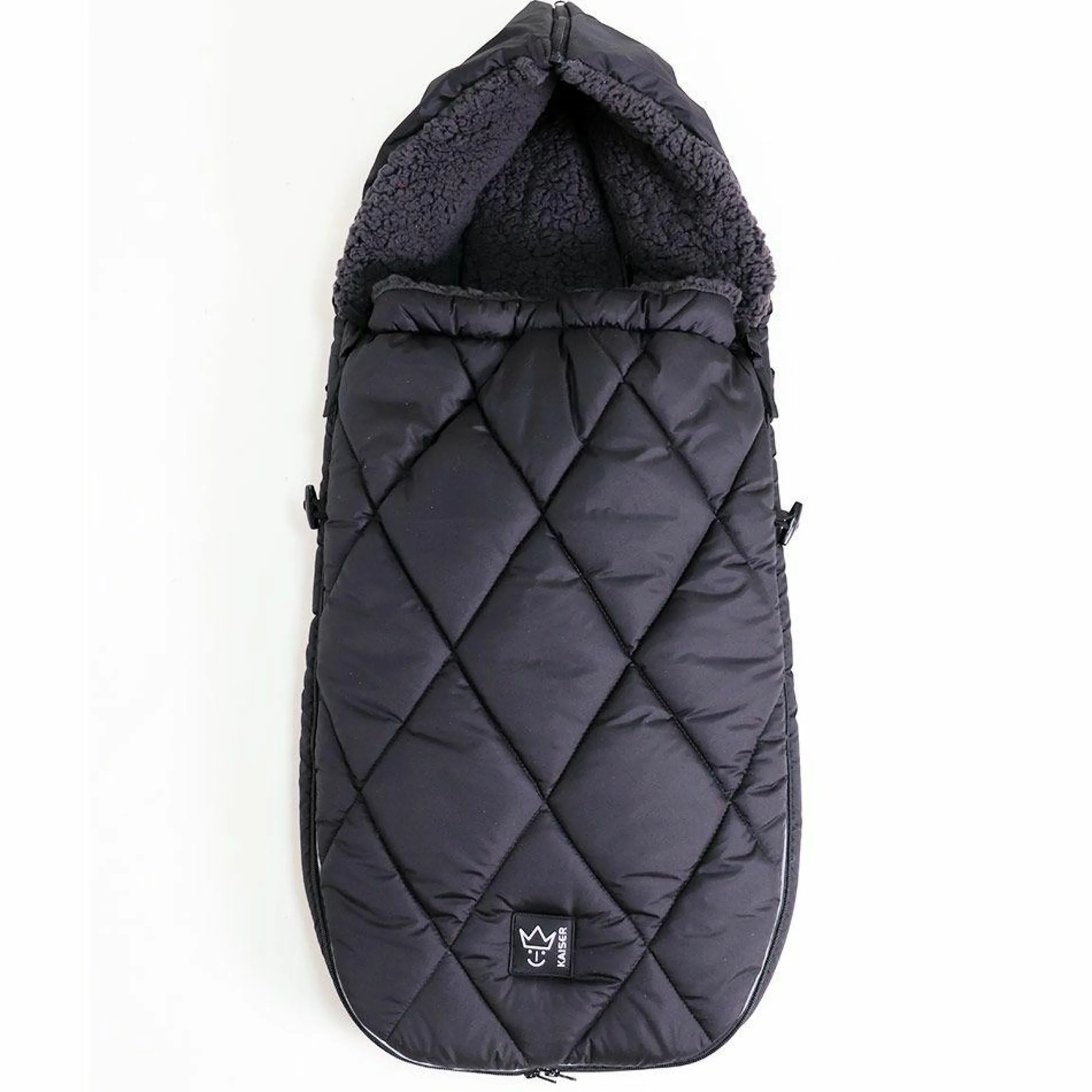 Thermo-Sherpa-Fleece Fußsack XL Too - Anthracite