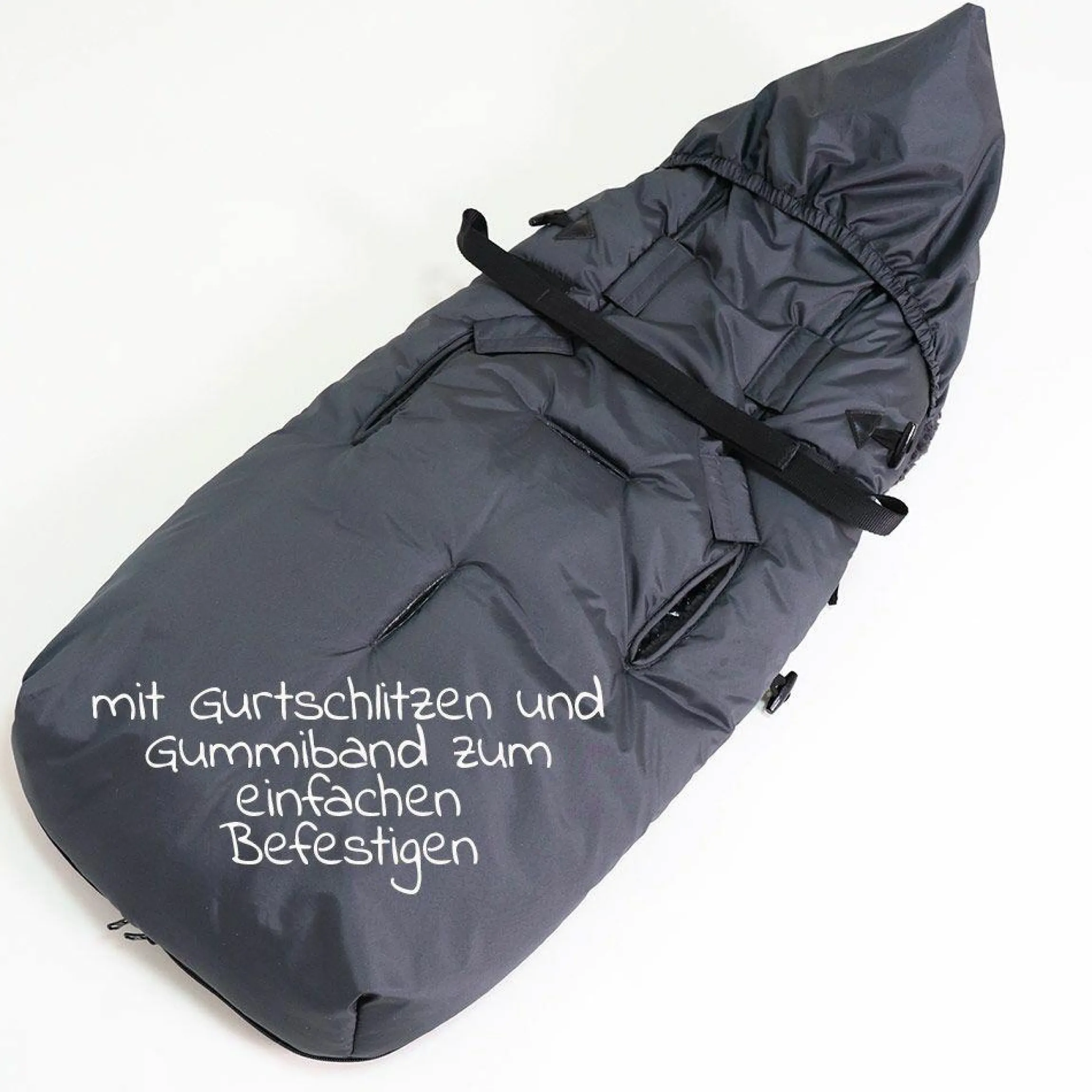 Thermo-Sherpa-Fleece Fußsack XL Too - Anthracite