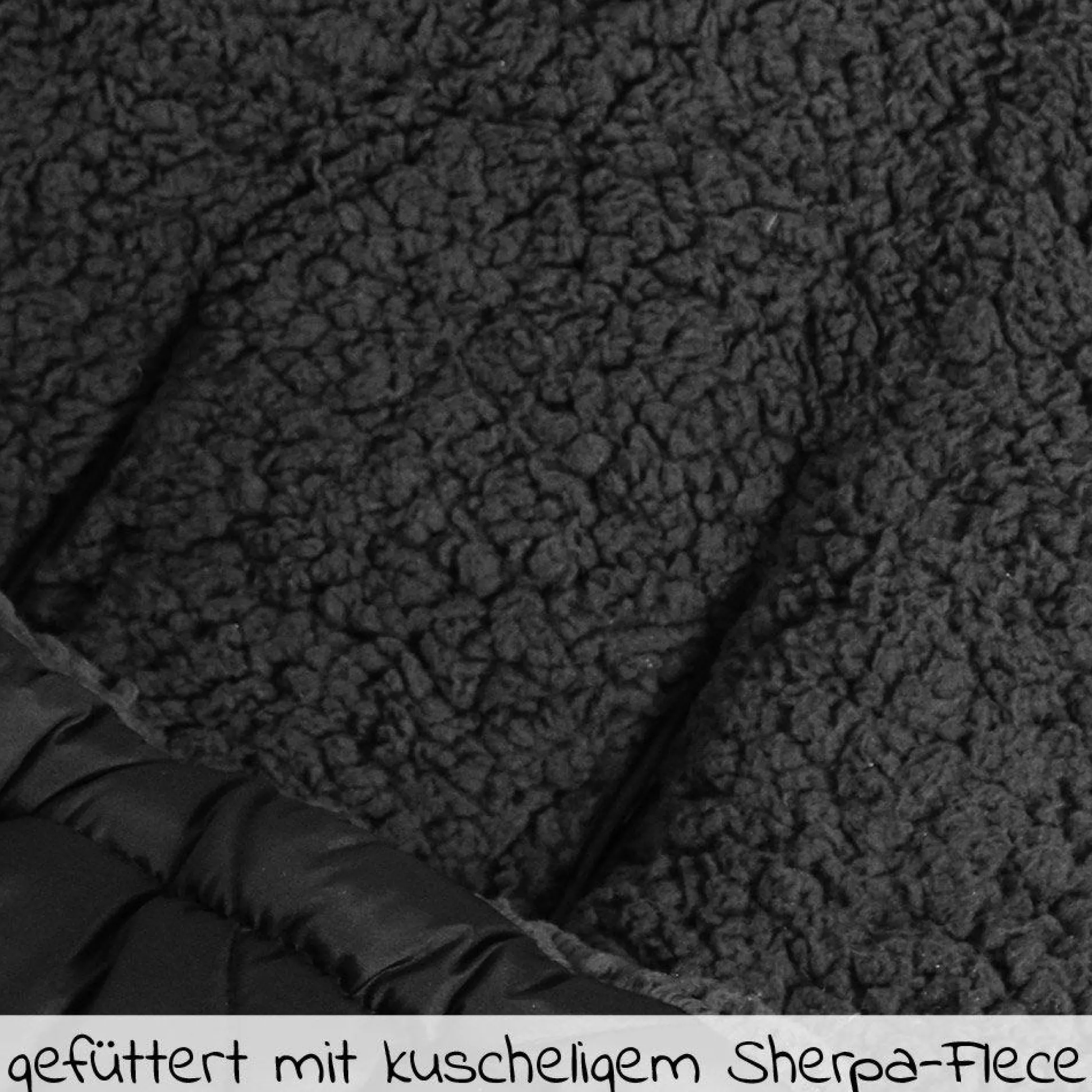 Thermo-Sherpa-Fleece Fußsack XL Too - Anthracite
