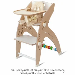 Tischplatte für Hochstuhl Quarttolino - Natur - Kollektion 2024