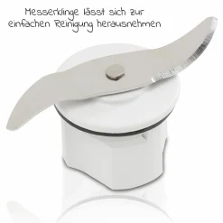 12-tlg. Babynahrungszubereitungs-Set Nutribaby+ XL mit 8 Glas-Babybols + 2 Silikon-Löffel + 1 Esslernteller