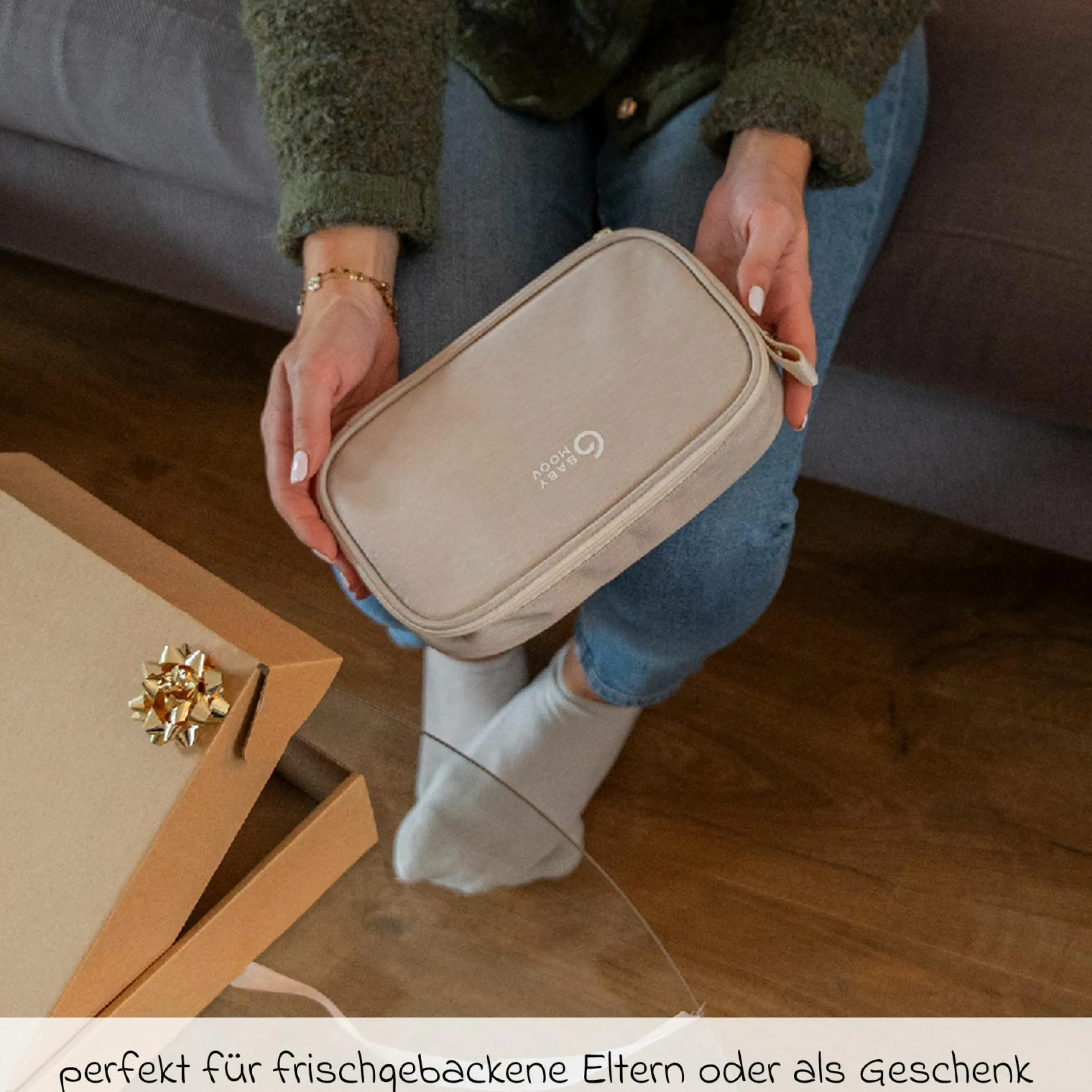 10-tlg. Babypflege-Set - Sand