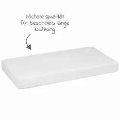 10-tlg. Beistellbett-Komplett-Set Nino inkl. Matratze Nino, Bettwäsche, Spannbetttücher, Steppbett, Nestchen & Ring-Greifling - Natur