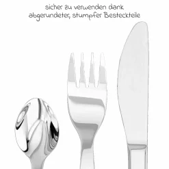 3-tlg. Besteck-Set - Wald
