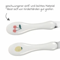 3-tlg. Besteck-Set Cutlery - Happy Fruits