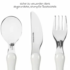 3-tlg. Besteck-Set Cutlery - Happy Fruits