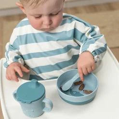 3-tlg. Besteck-Set Foodie - Happy Dots - Blau