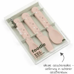 3-tlg. Besteck-Set Foodie - Happy Dots - Powder