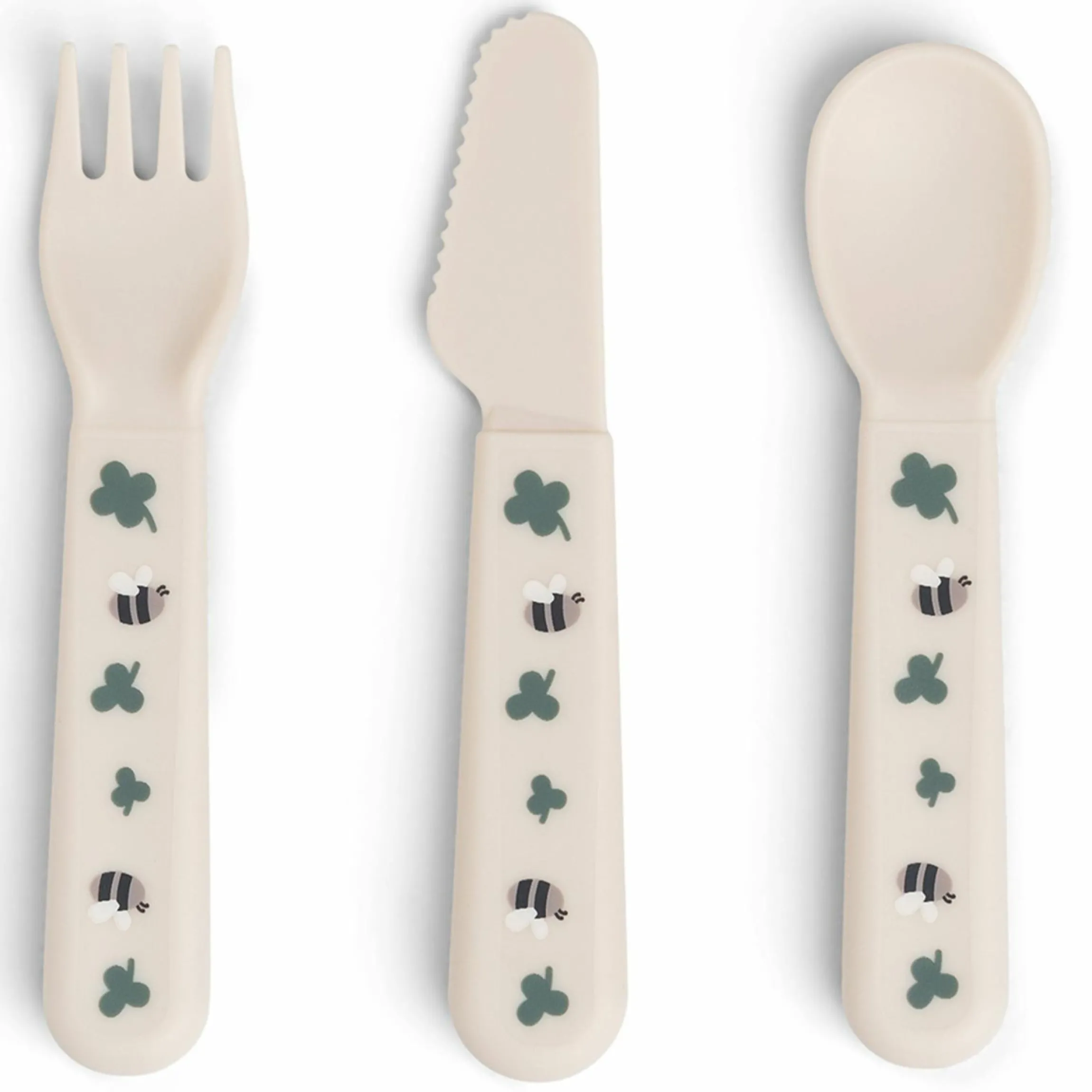 3-tlg. Besteck-Set Foodie - Tiny Farm - Sand