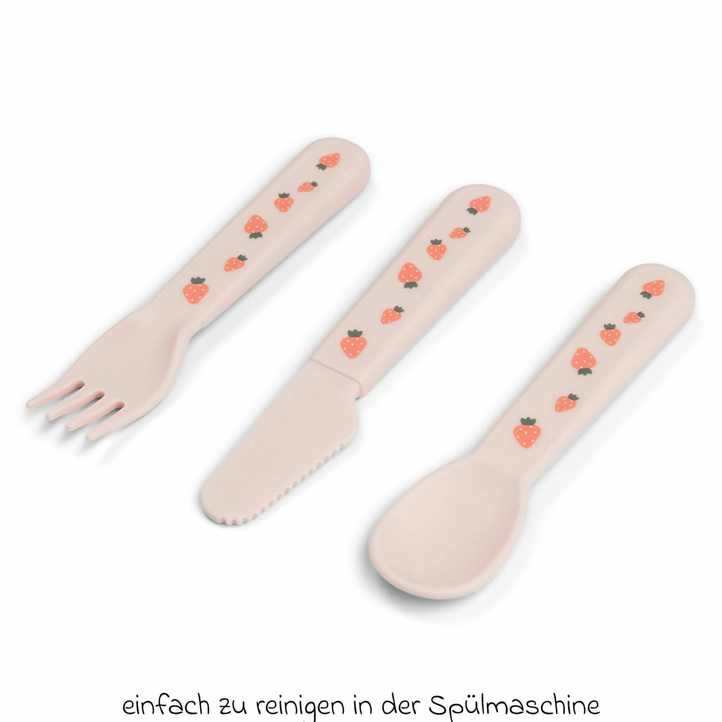 3-tlg. Besteck-Set Foodie - Tiny Farm - Powder