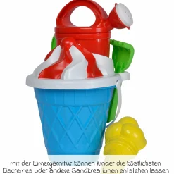 6-tlg. Eimergarnitur Eiswaffel