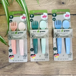 2-tlg. Esslernbesteck eat green - Grün