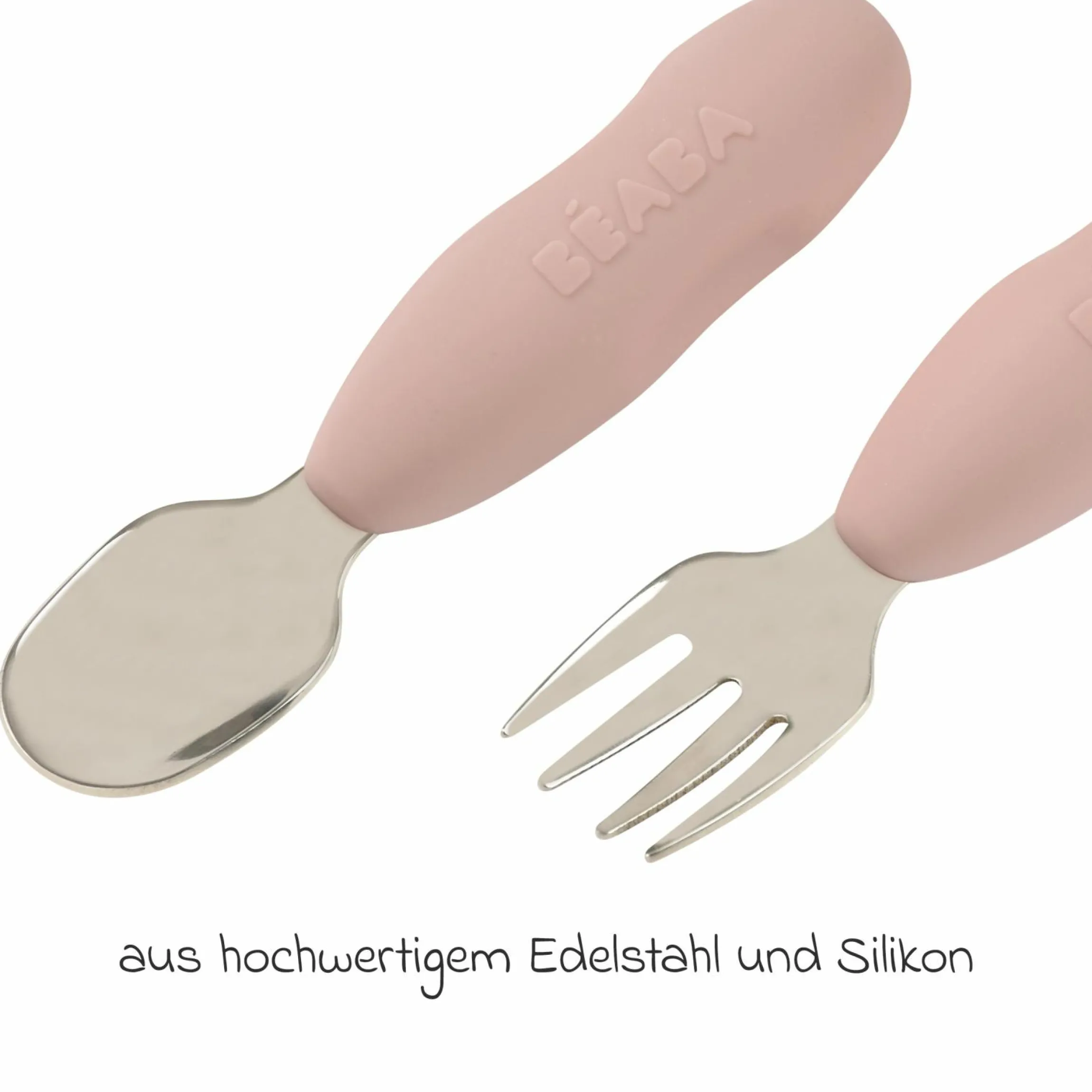 2-tlg. Esslern-Besteck Edelstahl - Marshmallow