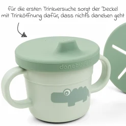 6-tlg. Esslern-Set Foodie - Croco - Grün